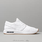 Nike sb janoski air max 2 white & gum skate shoes sales