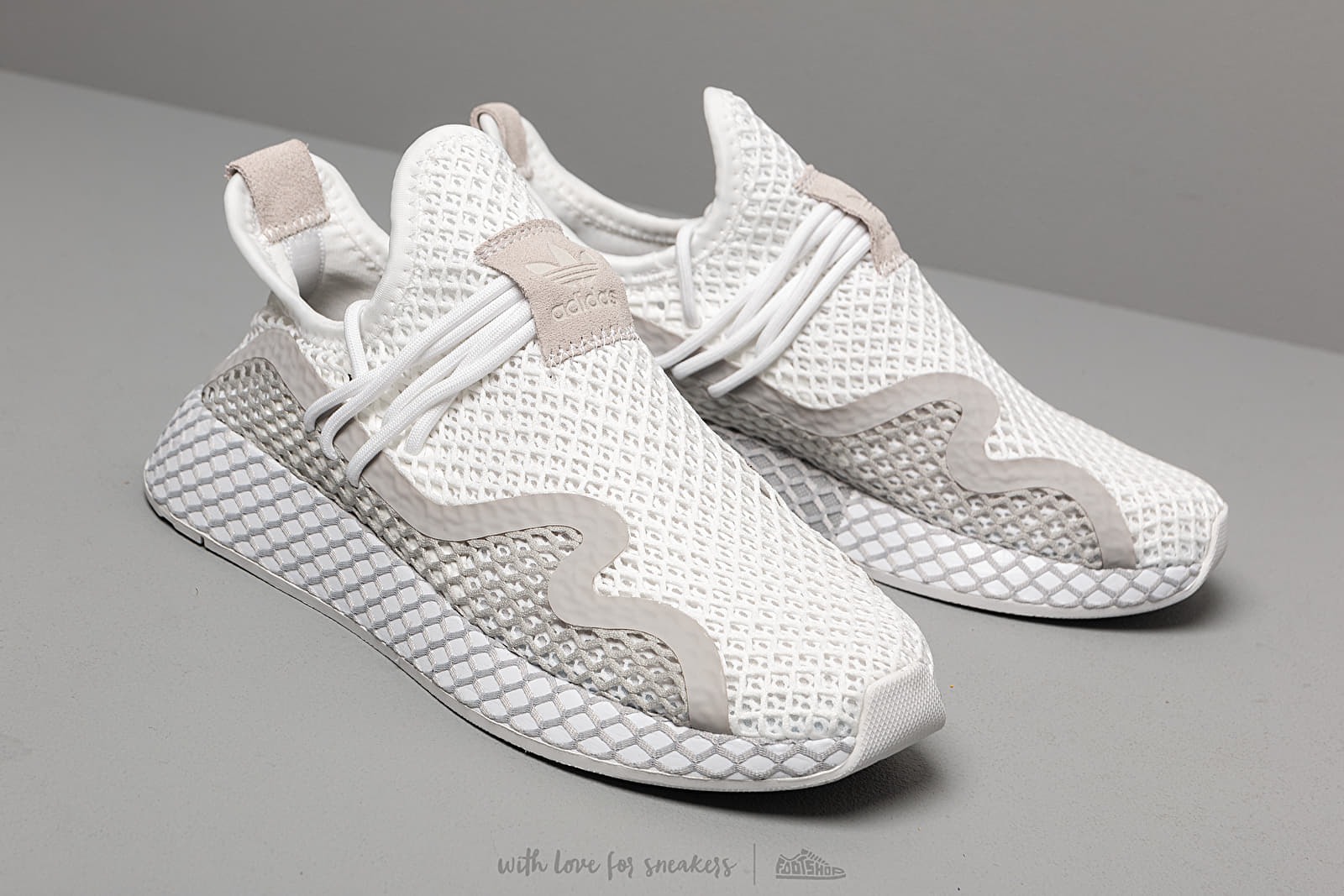 Men s shoes adidas Deerupt S Ftw White Grey Two Core Black Footshop