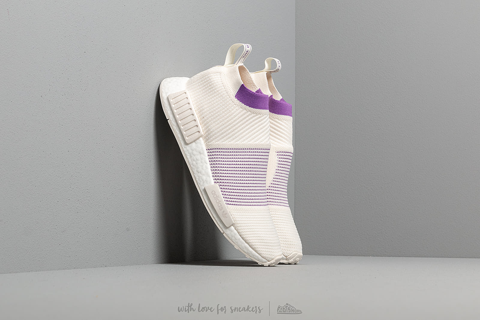 Sieviešu apavi adidas NMD_CS1 PK W Cloud White/ Crystal White/ Active Purple