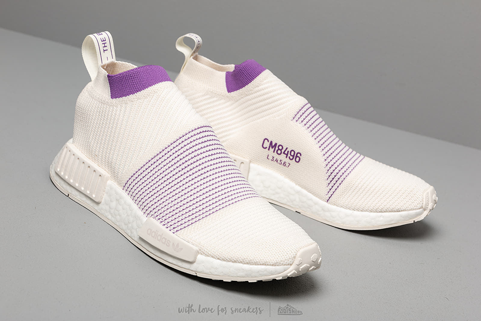 Women s shoes adidas NMD CS1 PK W Cloud White Crystal White Active Purple Footshop