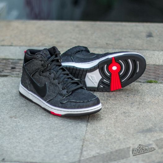 Men s shoes Nike Dunk Comfort Black White University Red Footshop