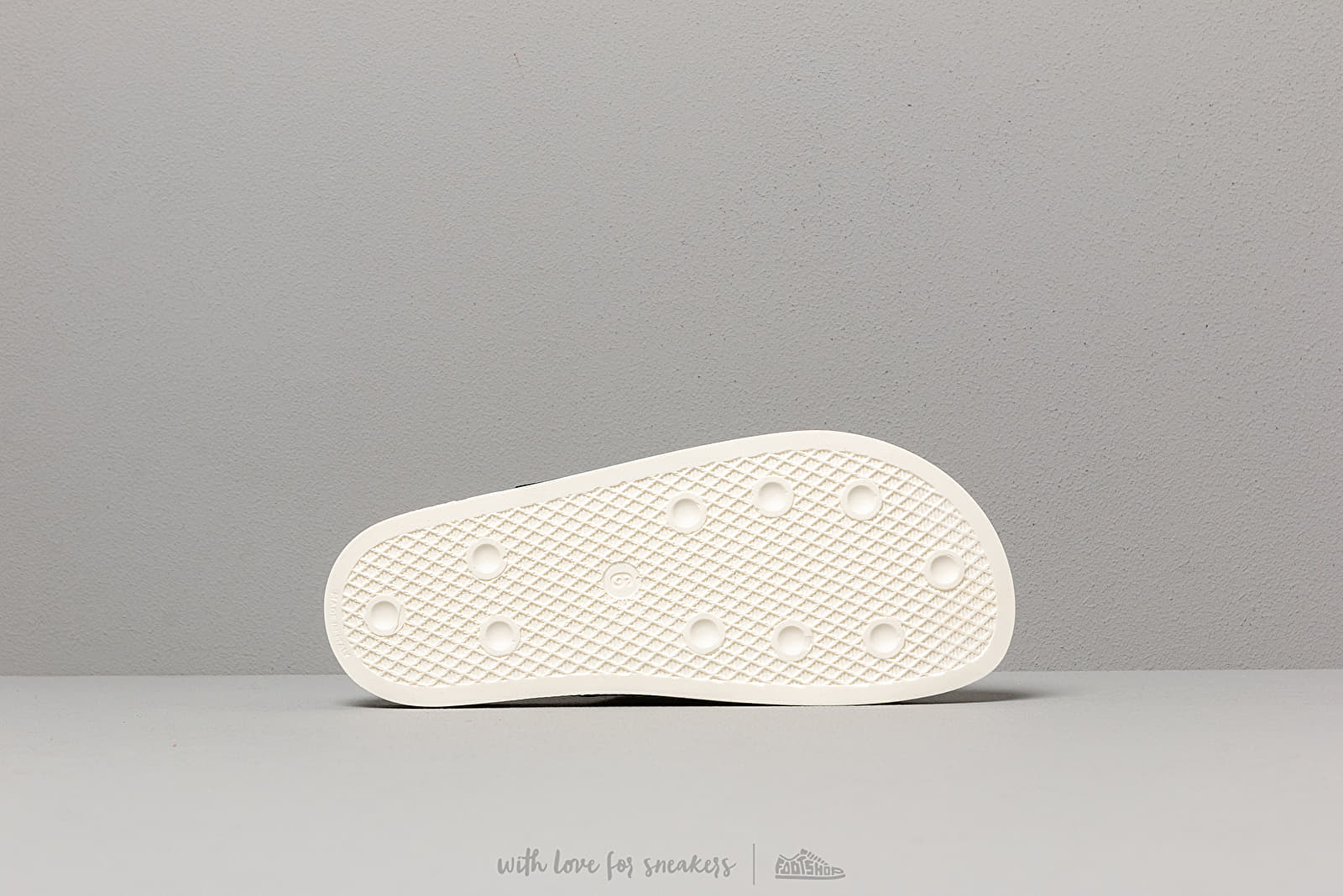 Women's shoes adidas Adilette Luxe W Core Black/ Core Black/ Off White