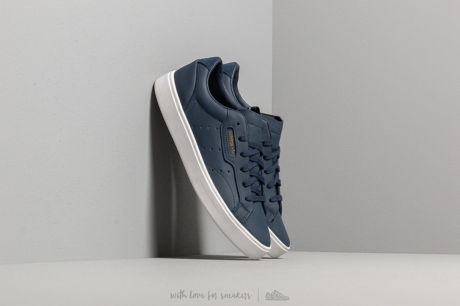 Adidas sleek navy best sale