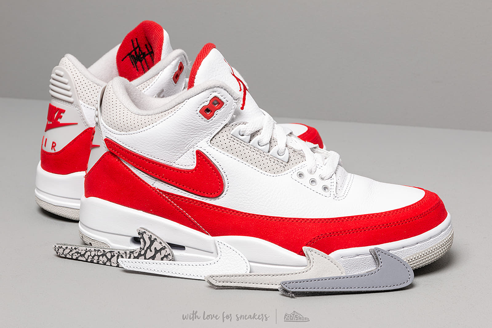 Pánské tenisky a boty Air Jordan 3 Retro Tinker White/ Unversity Red