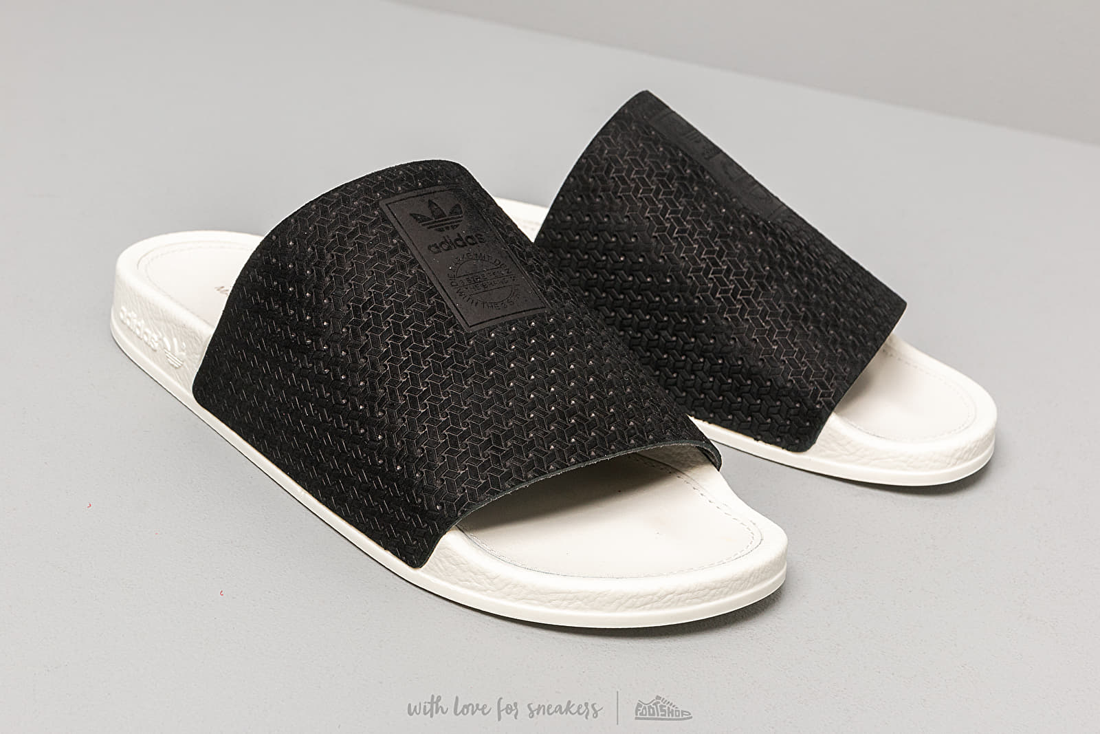 Adidas adilette new arrivals luxe