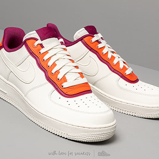 Zapatillas Hombre Nike Air Force 1 07 Lv8 1 Sail Sail Team Orange True Berry Footshop