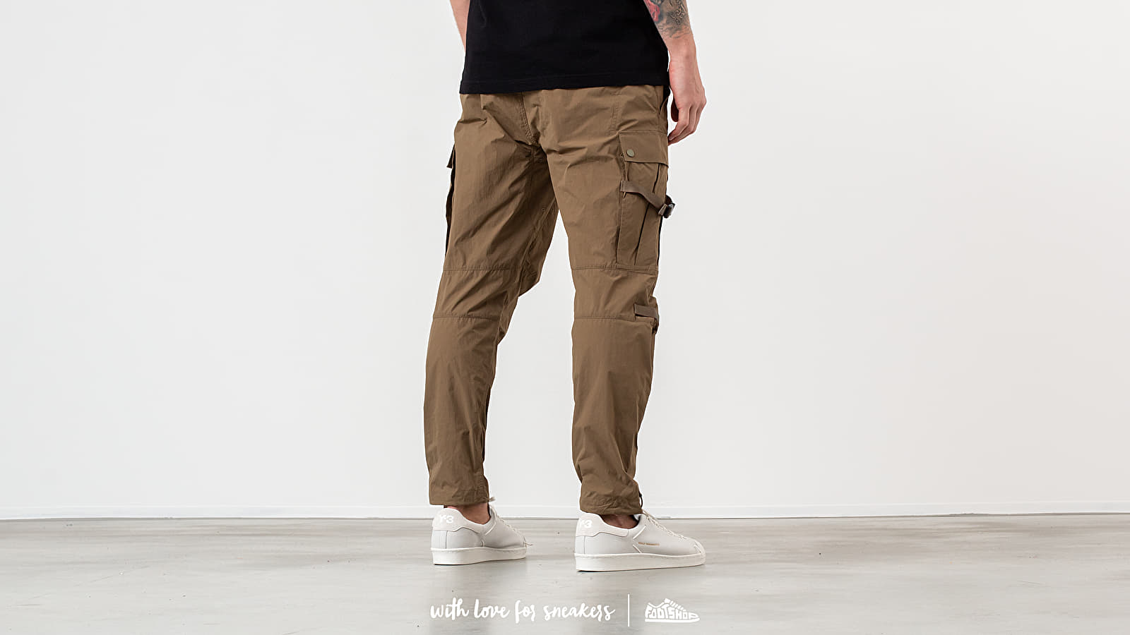Pants maharishi Onibegie Cargo Trackpants Olive