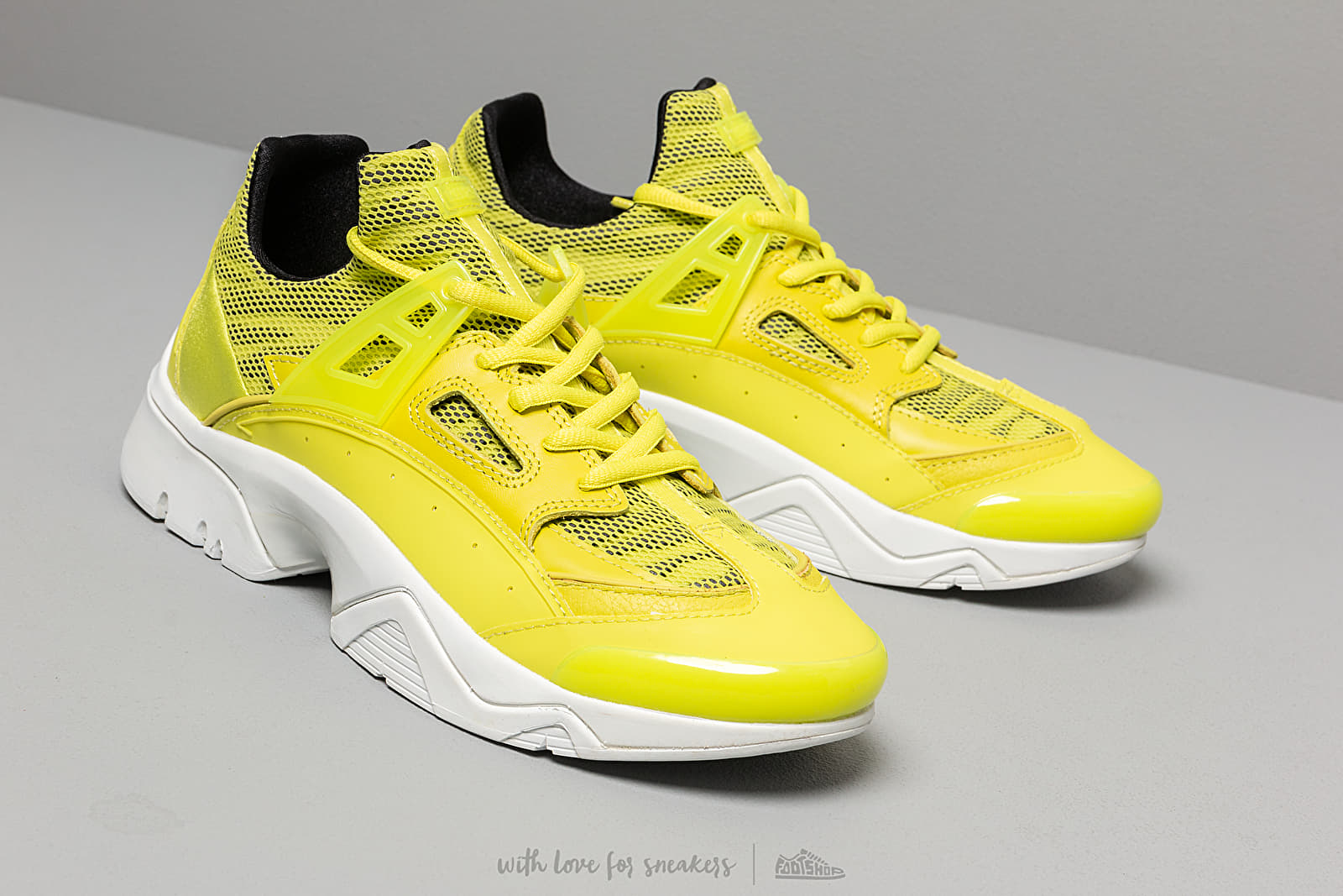 Ženske tenisice KENZO Sonic Sneakers Lemon