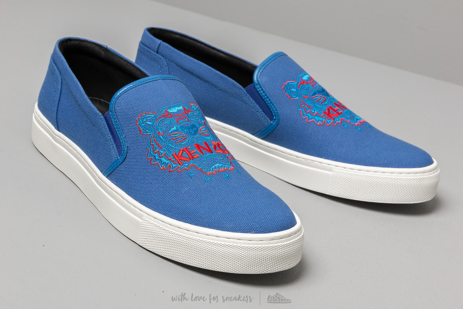 Men's shoes KENZO K-Skate Sneakers French Blue