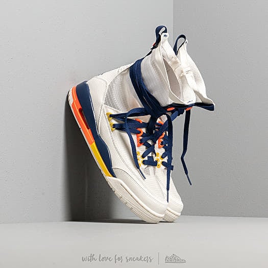 Women s shoes Air Jordan W 3 Retro Exp Lite Xx Sail Blue Void Turf Orange Bright Citron Footshop
