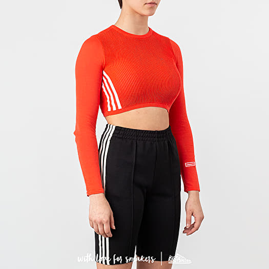 adidas long sleeve crop