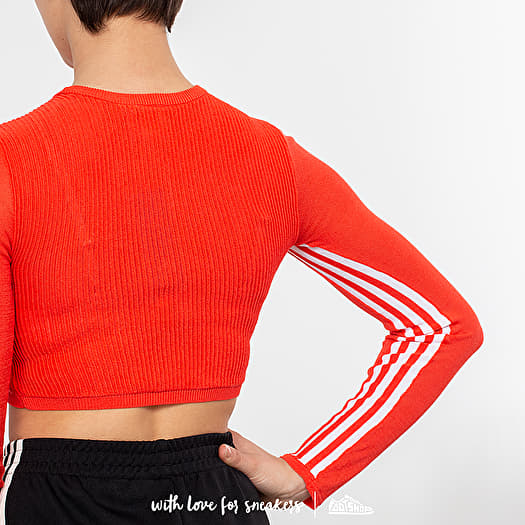 adidas long sleeve crop