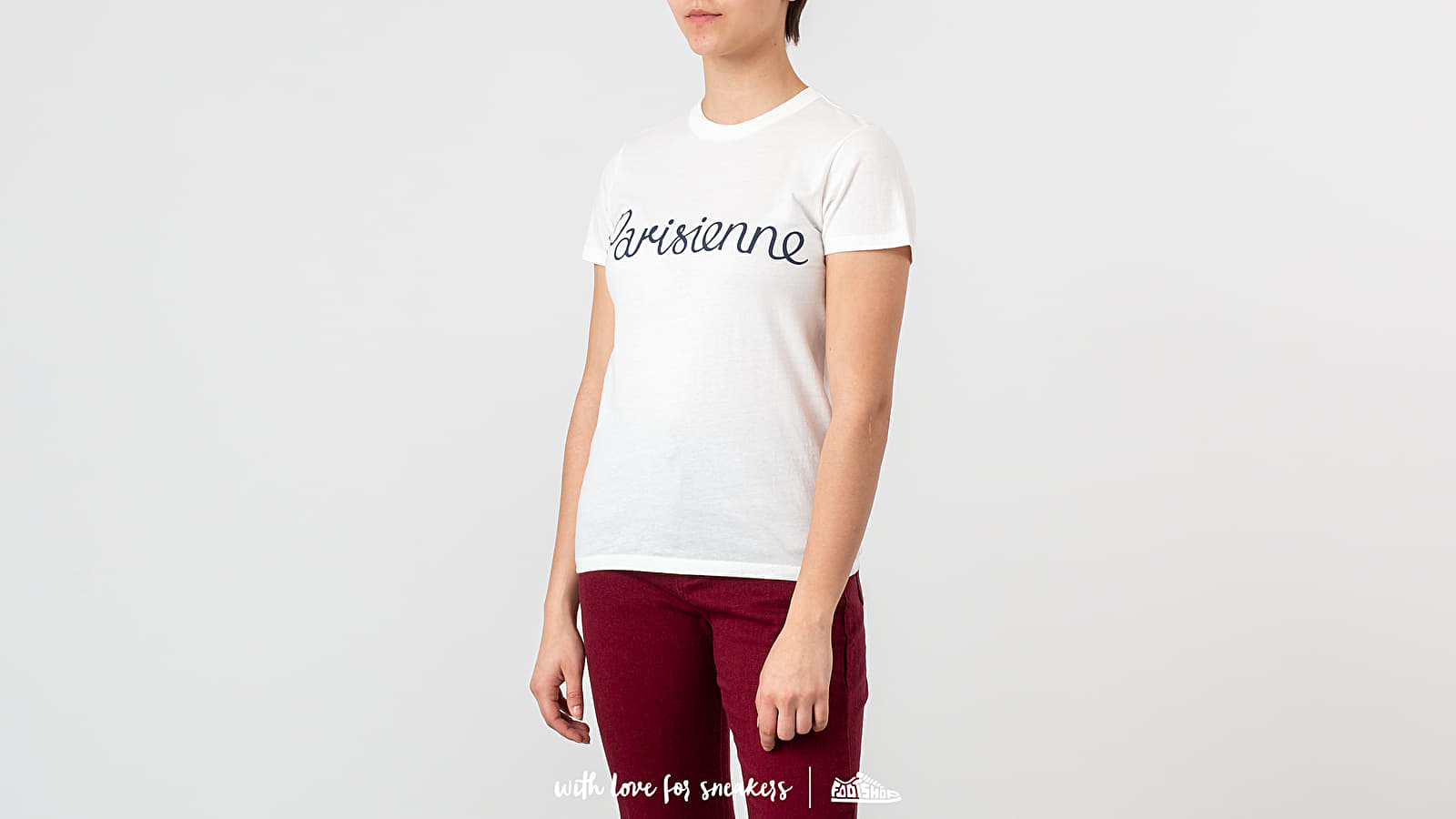 T-shirts MAISON KITSUNÉ Parisienne Tee Latte