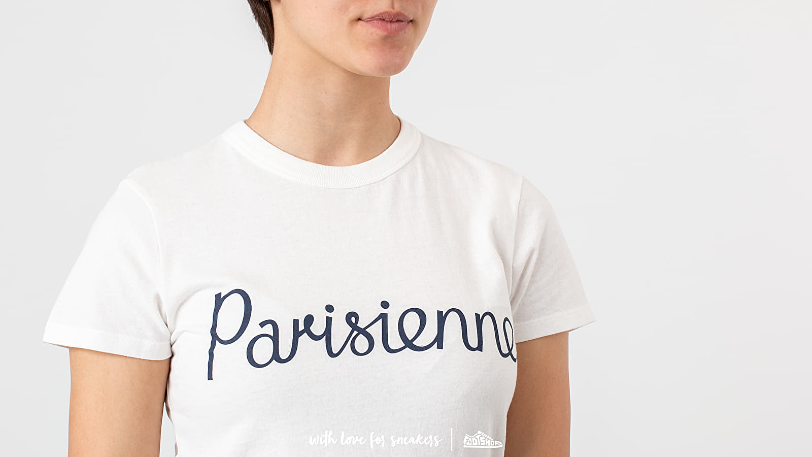T-shirts MAISON KITSUNÉ Parisienne Tee Latte