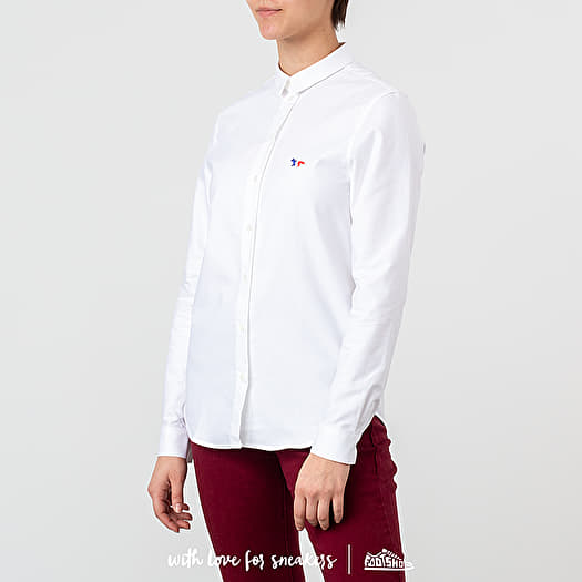 MAISON KITSUNÉ　OXFORD TRICOLOR FOX Maison Kitsuné - Classic Tricolor Fox Oxford Shirt | HBX