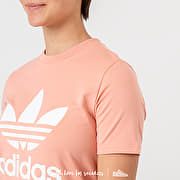 T shirts adidas Trefoil Tee Dust Pink Footshop