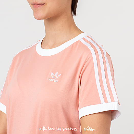 T shirts adidas 3 Stripes Tee Dust Pink Footshop