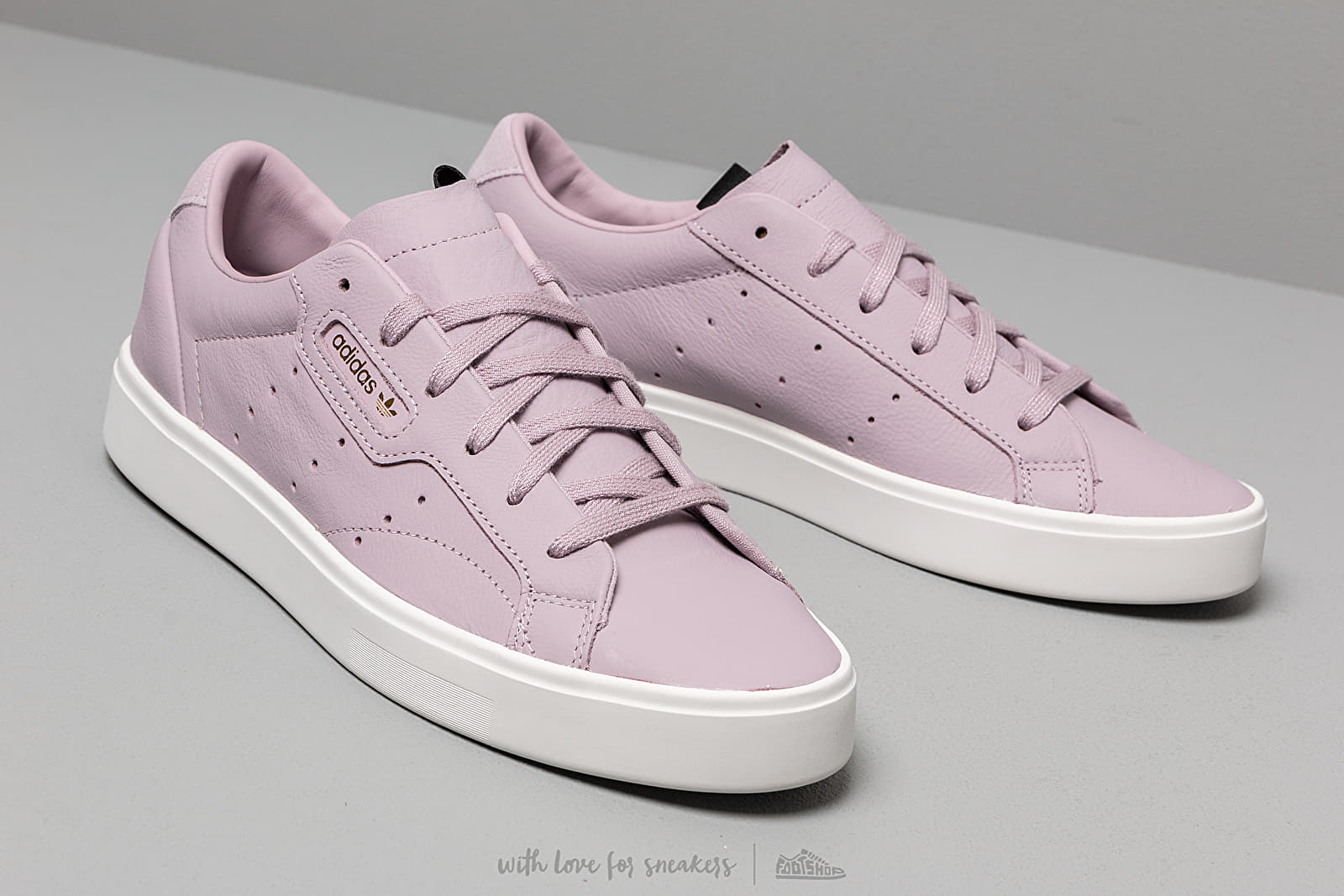 Women s shoes adidas Sleek W Soft Vision Soft Vision Crystal White Footshop