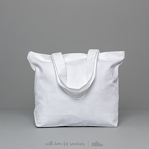 MAISON KITSUNÉ Tricolor Fox Tote Bag White | Footshop