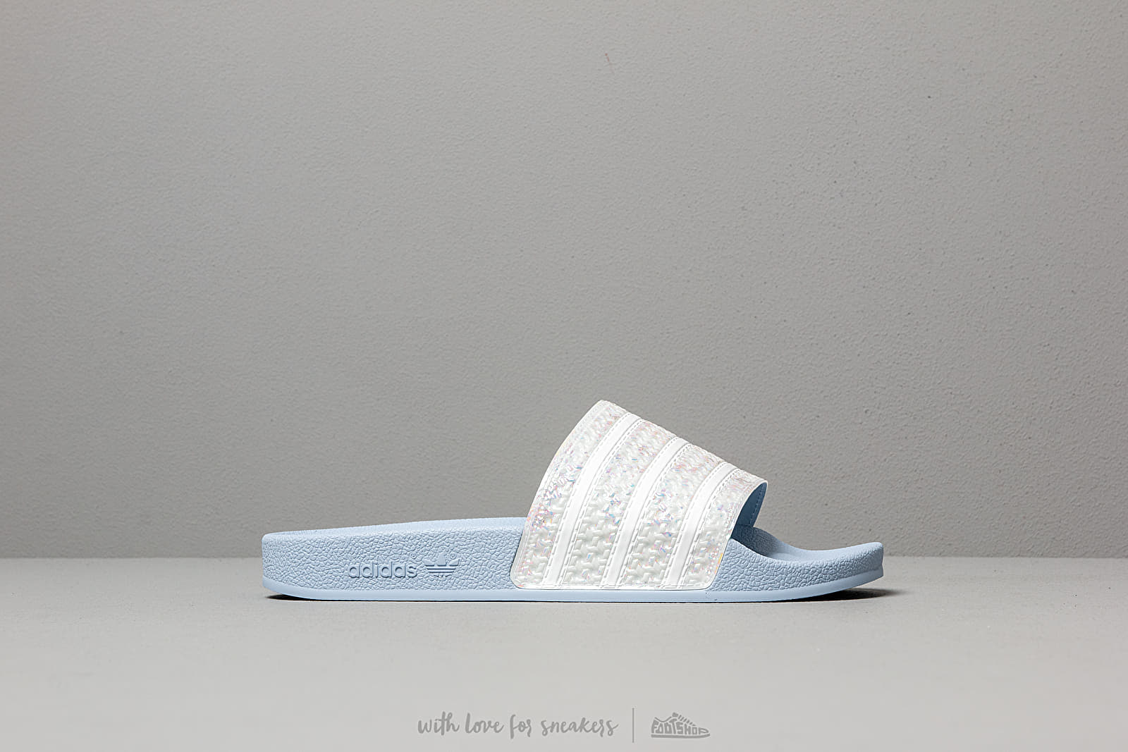 Women's shoes adidas Adilette W Periwinkle/ Ftw White/ Periwinkle