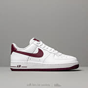 nike air force 1 white bordeaux