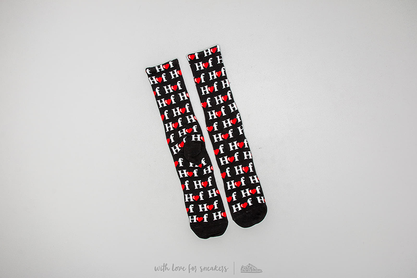 Zoknik HUF Love Socks Black