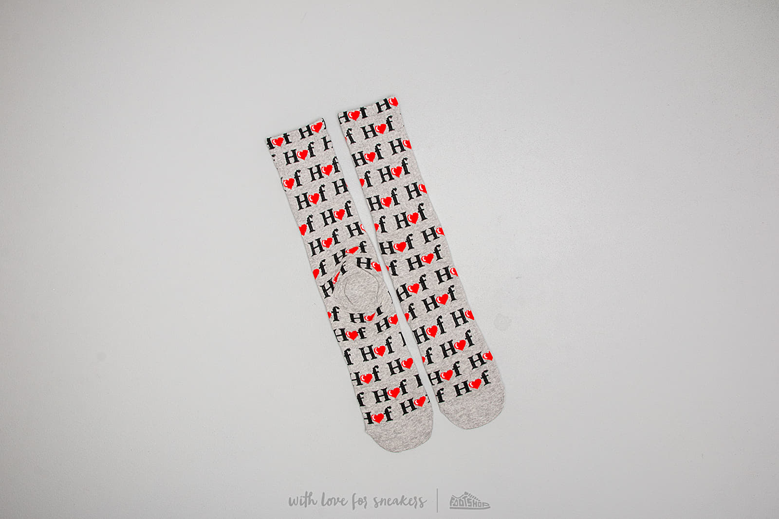 Socks HUF Love Socks Heather Grey