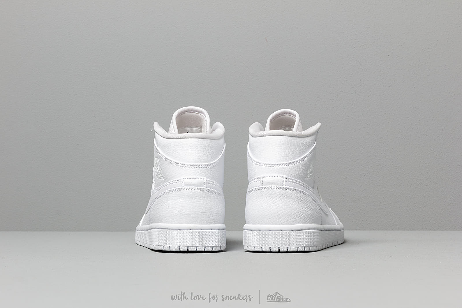 Men's shoes Air Jordan 1 Mid White/ White-White