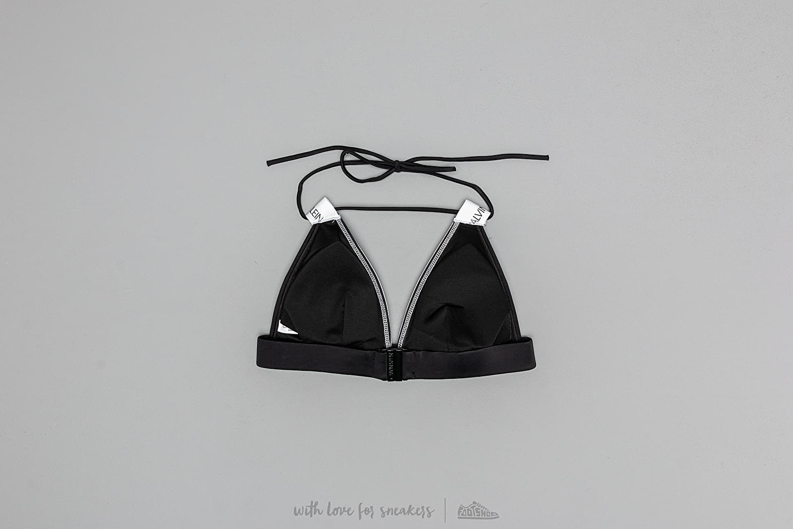 Maudymosi kostiumėliai Calvin Klein Fixed Triangle Black