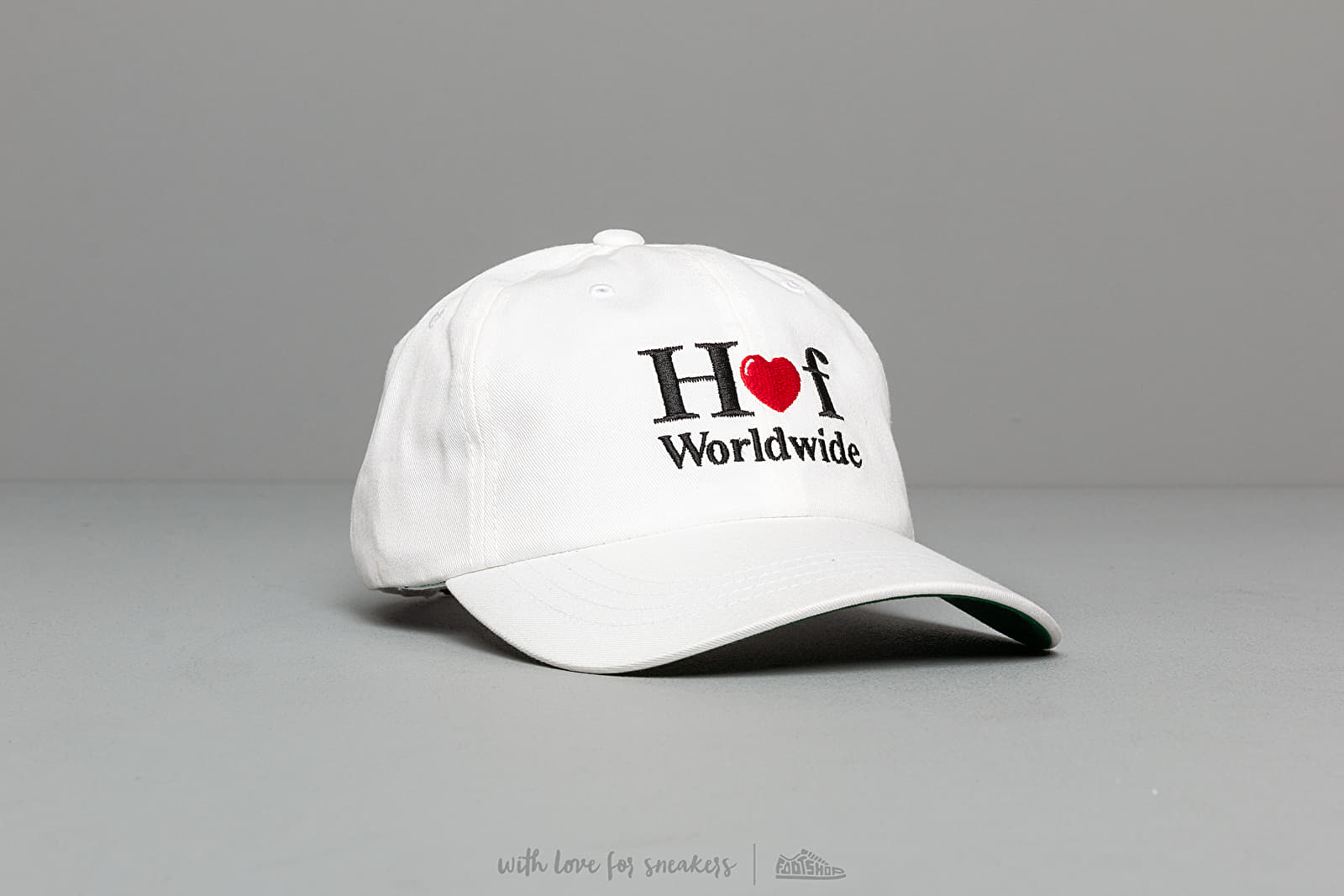 Caps HUF Love Curved Visor Hat White