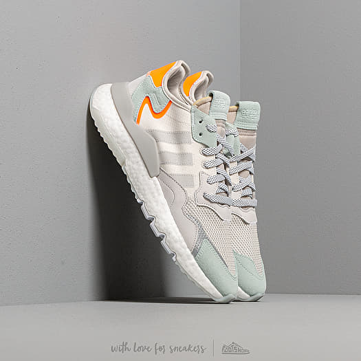 Adidas nite jogger 2025 grey one vapour green