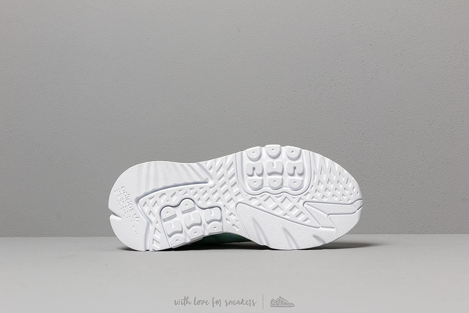 Încălțăminte și sneakerși pentru femei adidas Nite Jogger W Ice Mint/ Clear Mint/ Raw White