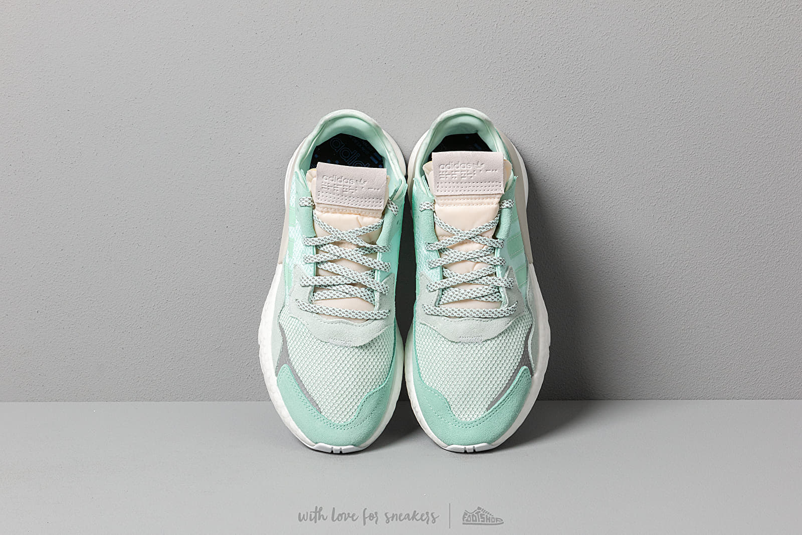 Adidas nite jogger white clear grey new arrivals