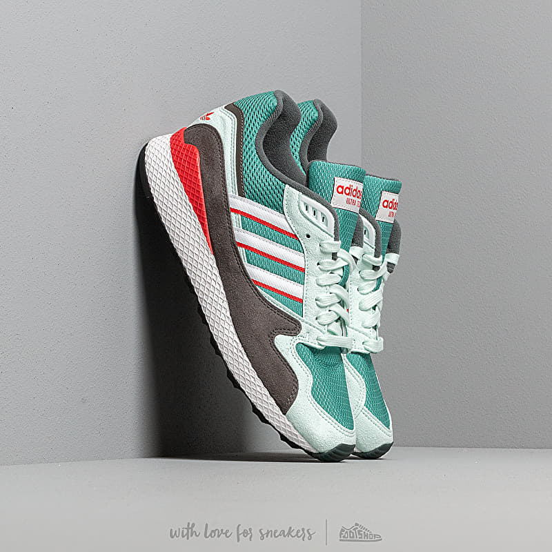 ラッシュ Men's shoes adidas Ultra Tech True Green/ Ftw White/ Lush Red