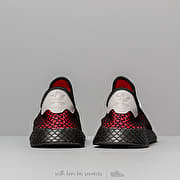 Adidas deerupt top black and lilac