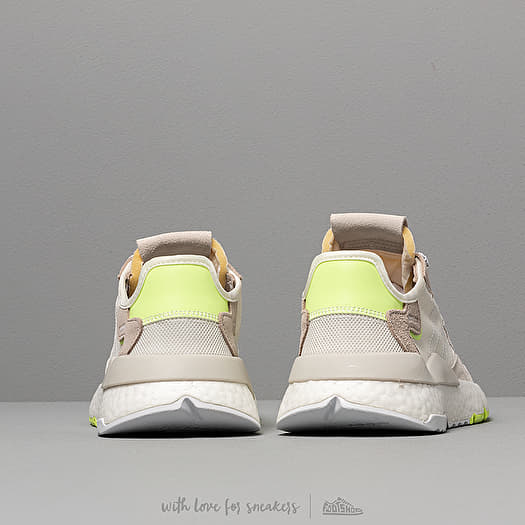 Women s shoes adidas Nite Jogger W Off White Ftw White Hi Res Yellow Footshop