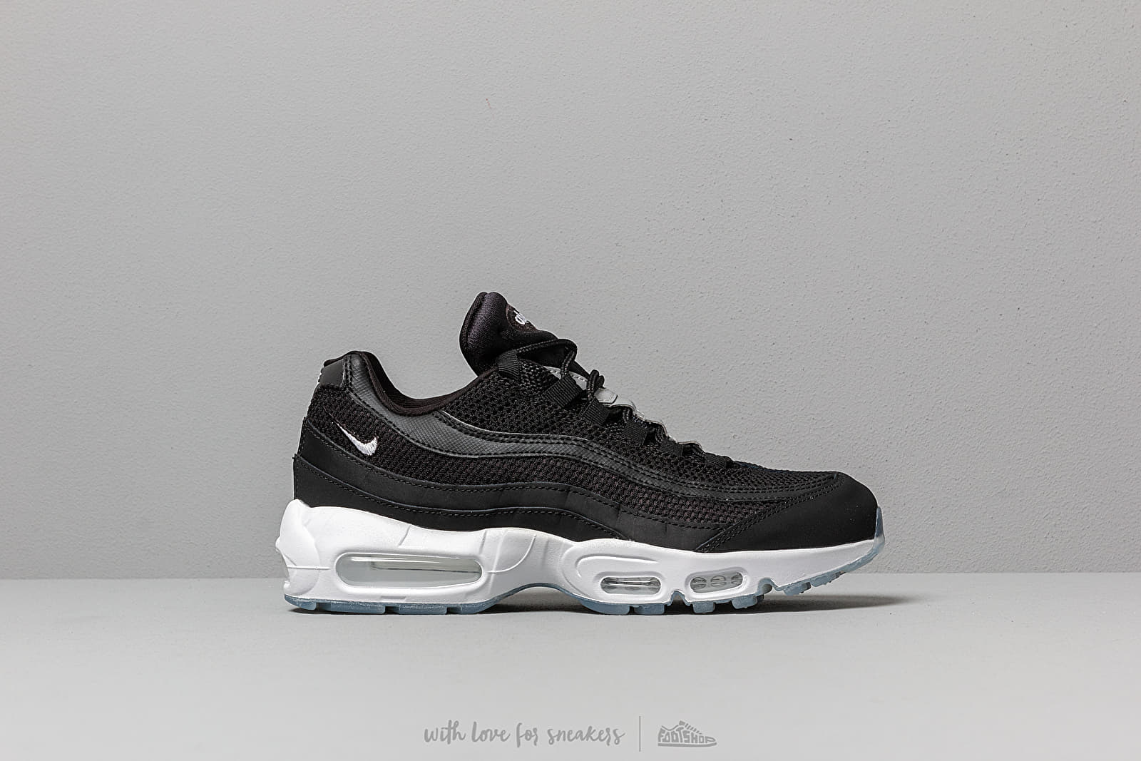 Air max 95 black reflect silver deals