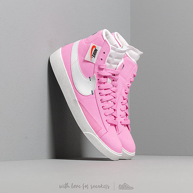 Blazer Shoes Pink Tick Nike Blazers Nike Blazer Mid Gs Trainers White Pink Foam Kids Trainers