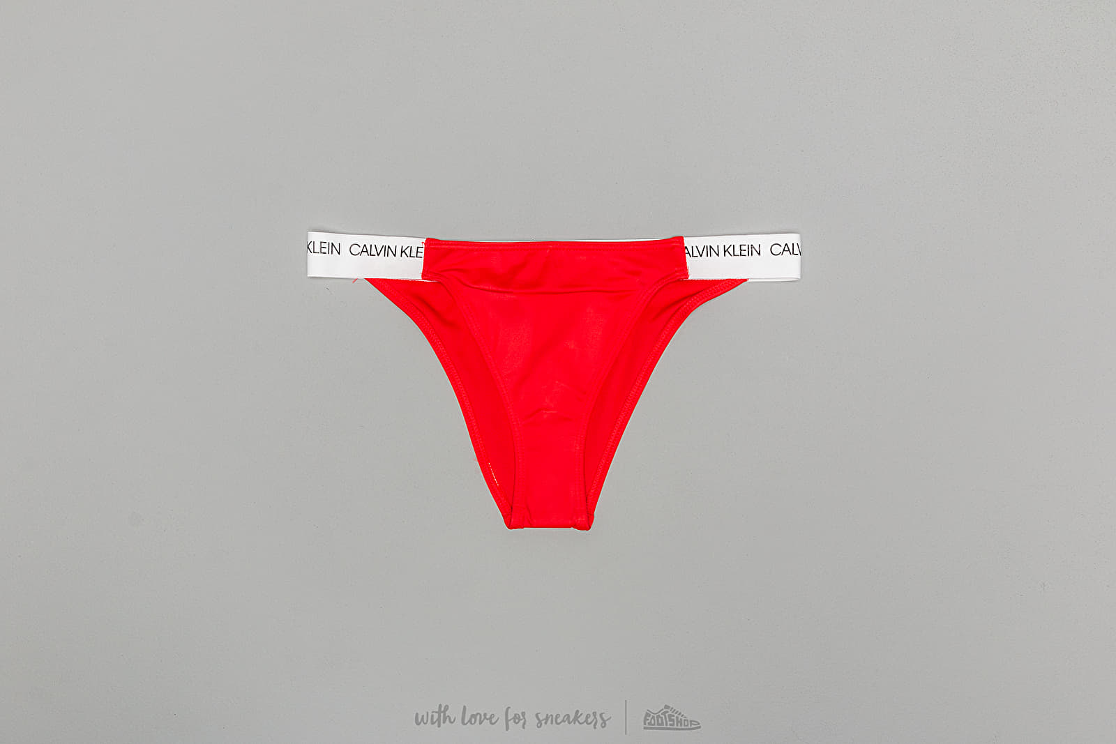 Stroje kąpielowe Calvin Klein Cheeky Swim Bikini Red