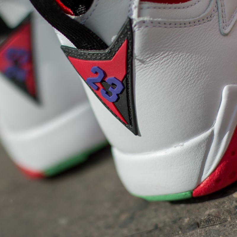 Men s shoes Air Jordan 7 Retro Hare White True Red Light