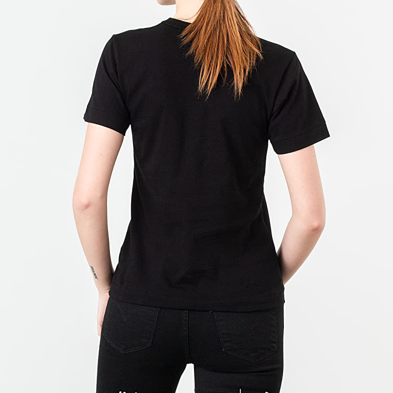 Tricou Comme des Garçons PLAY T-Shirt Short Sleeve Black - 1 | YEO