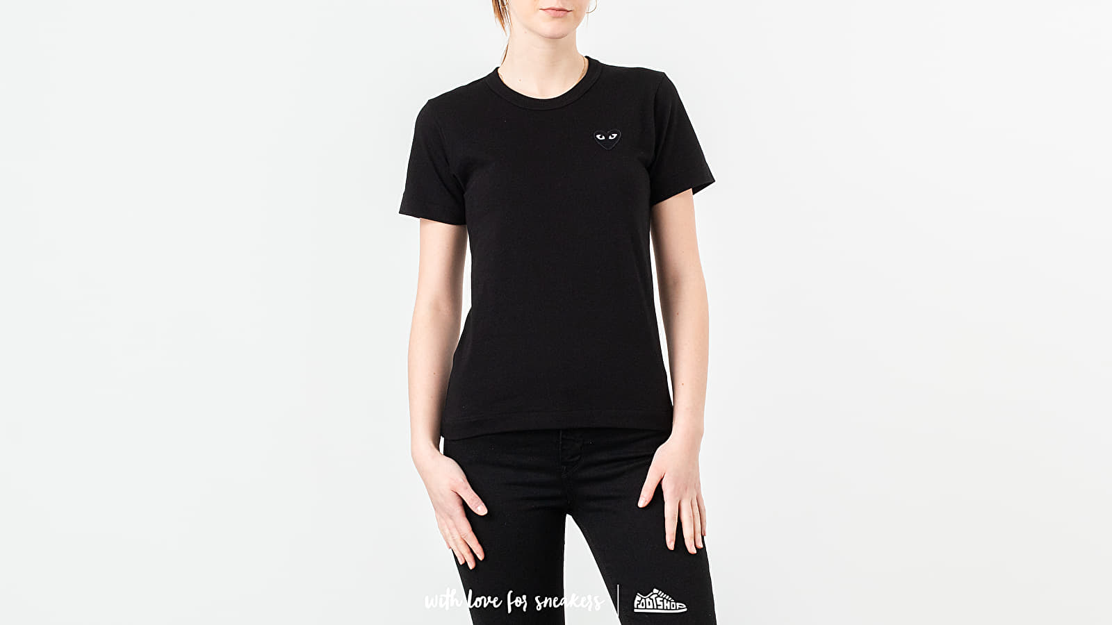 T-shirts Comme des Garçons PLAY Tee Black
