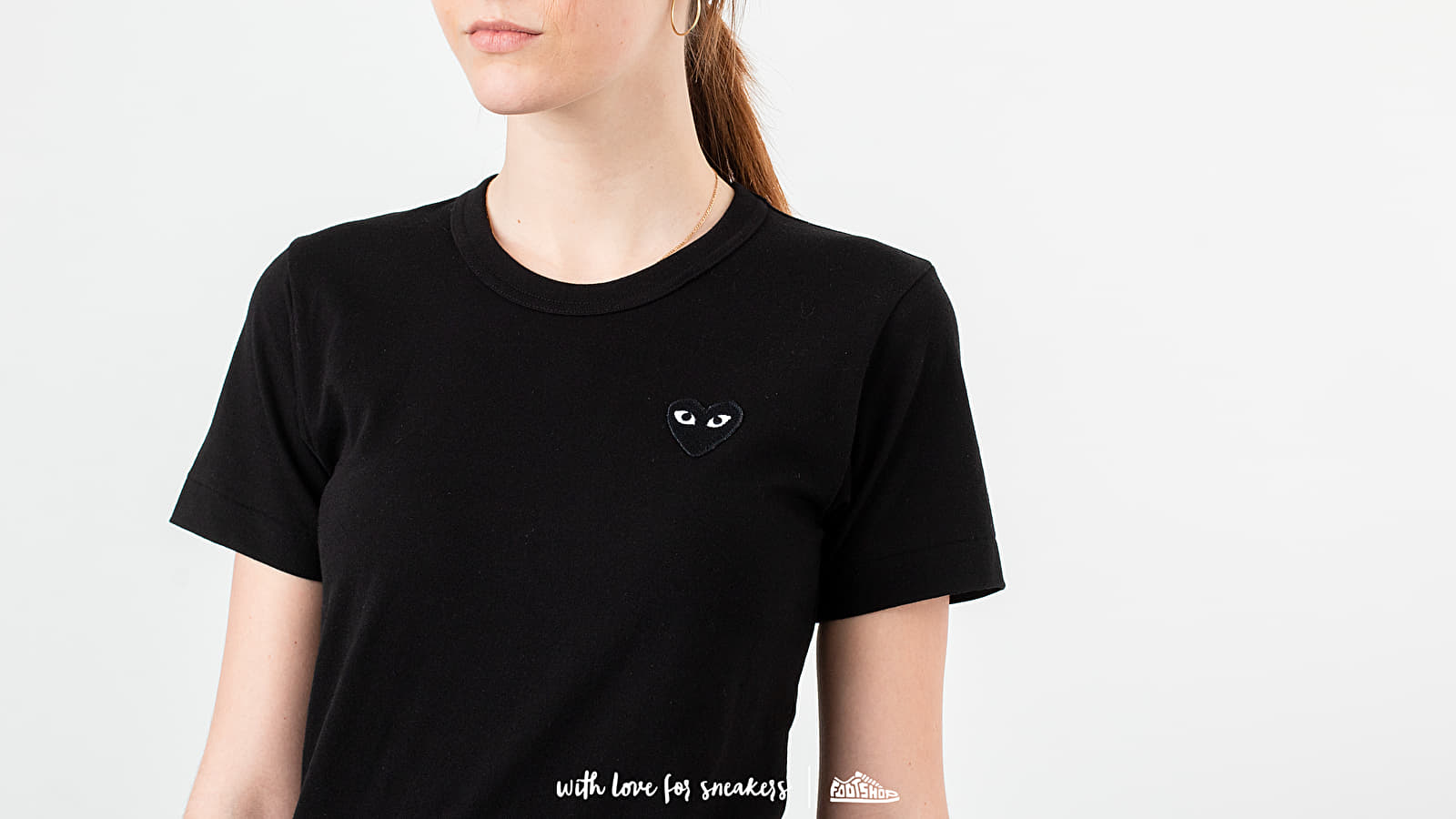 T-shirts Comme des Garçons PLAY Tee Black
