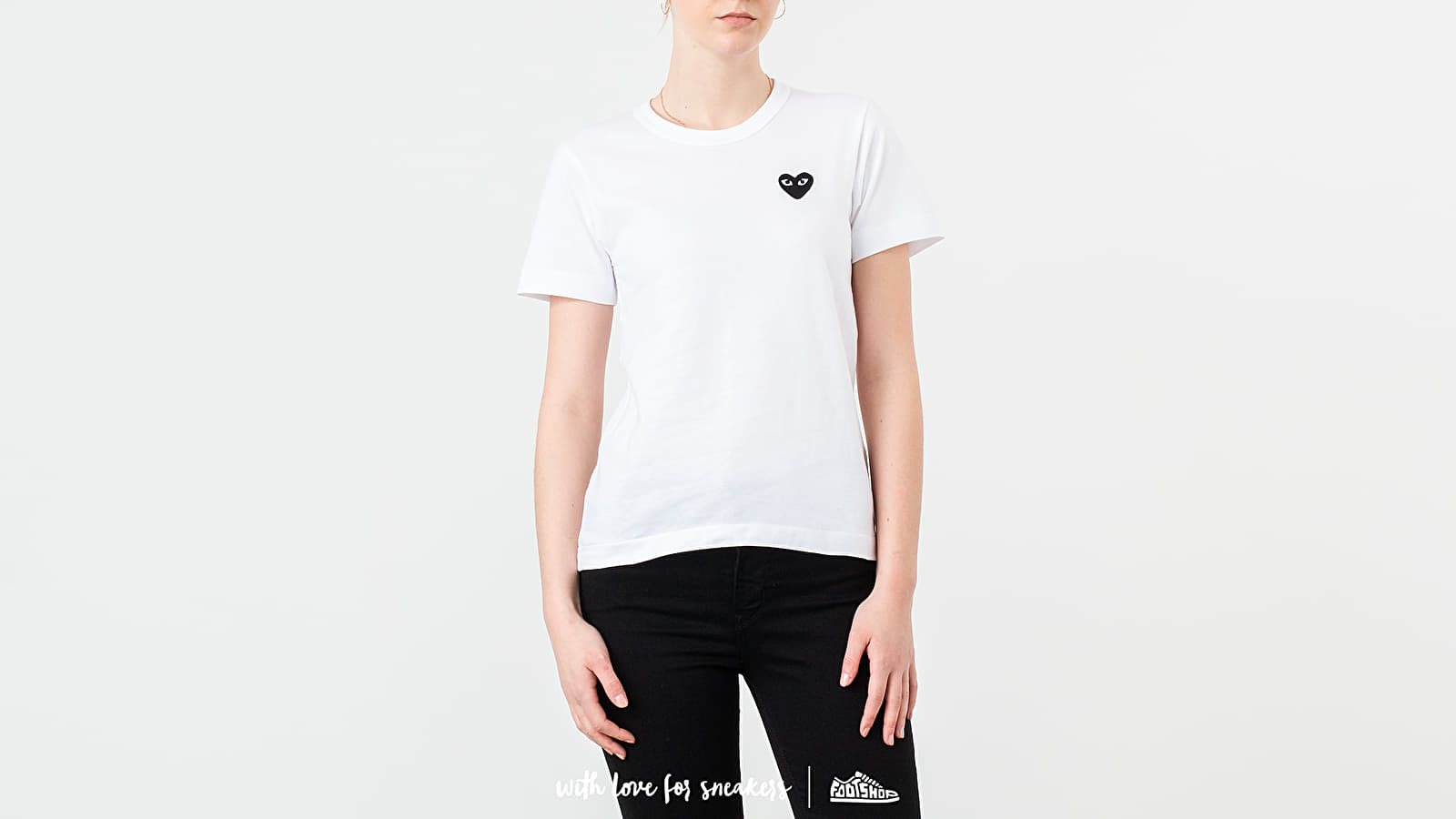 T-shirts Comme des Garçons PLAY Tee White