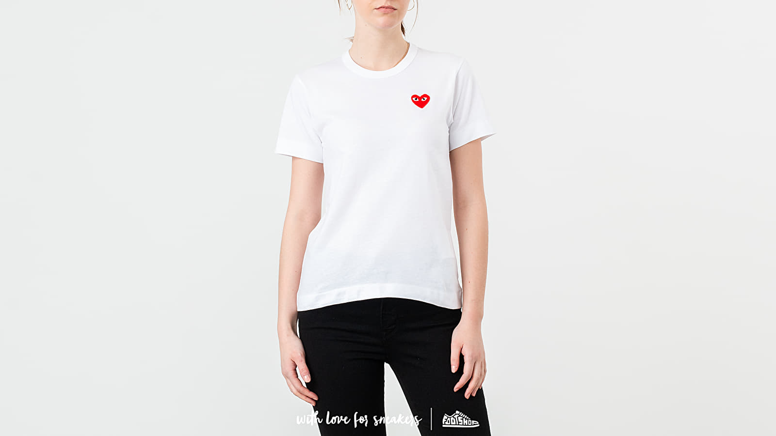 T-shirts Comme des Garçons PLAY T-Shirt Short Sleeve White