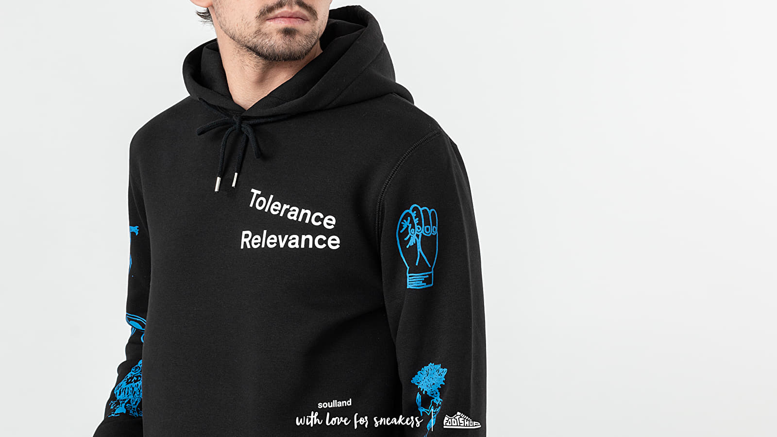 Суичърти Soulland Meets Footshop King Hoodie Black