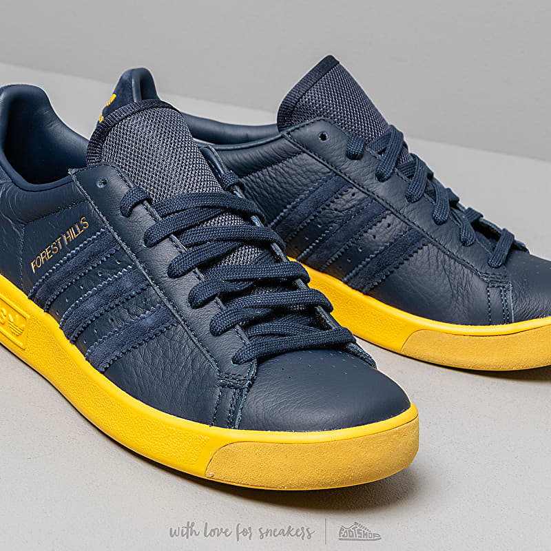 adidas Forest Hills Navy Indigo/ Navy Indigo/ Tricky Yellow | Footshop