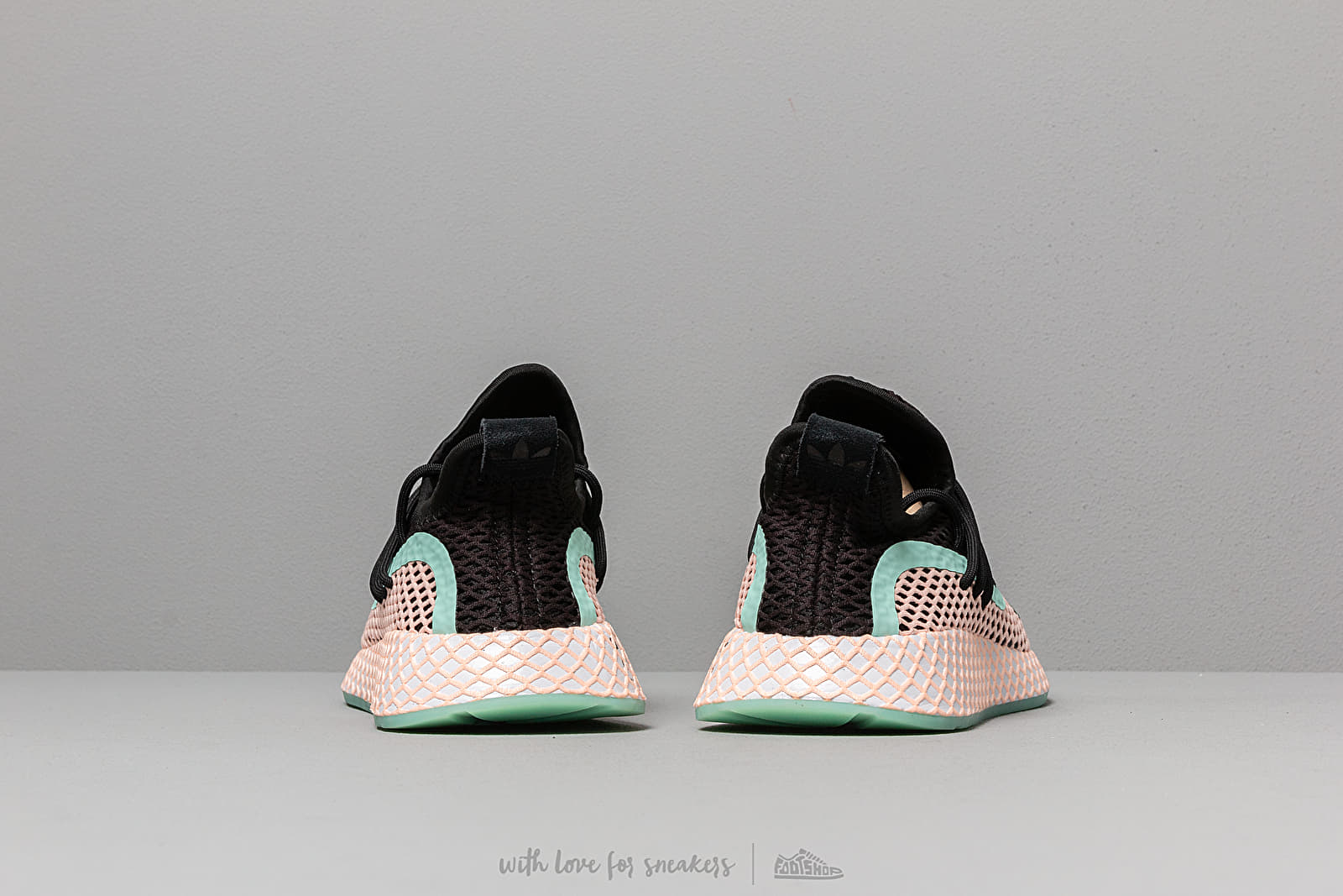 Men's shoes adidas Deerupt S Core Black/ Clear Orange/ Ftw White