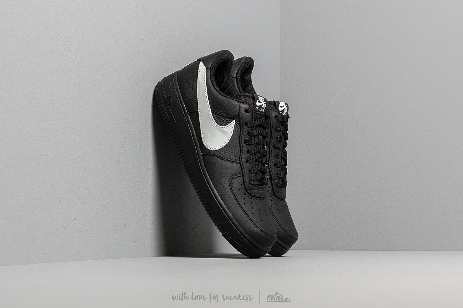 Nike air force 1 premium black & barley deals grey