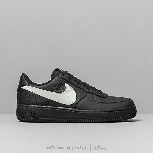 Nike air force 1 premium black clearance & barley grey